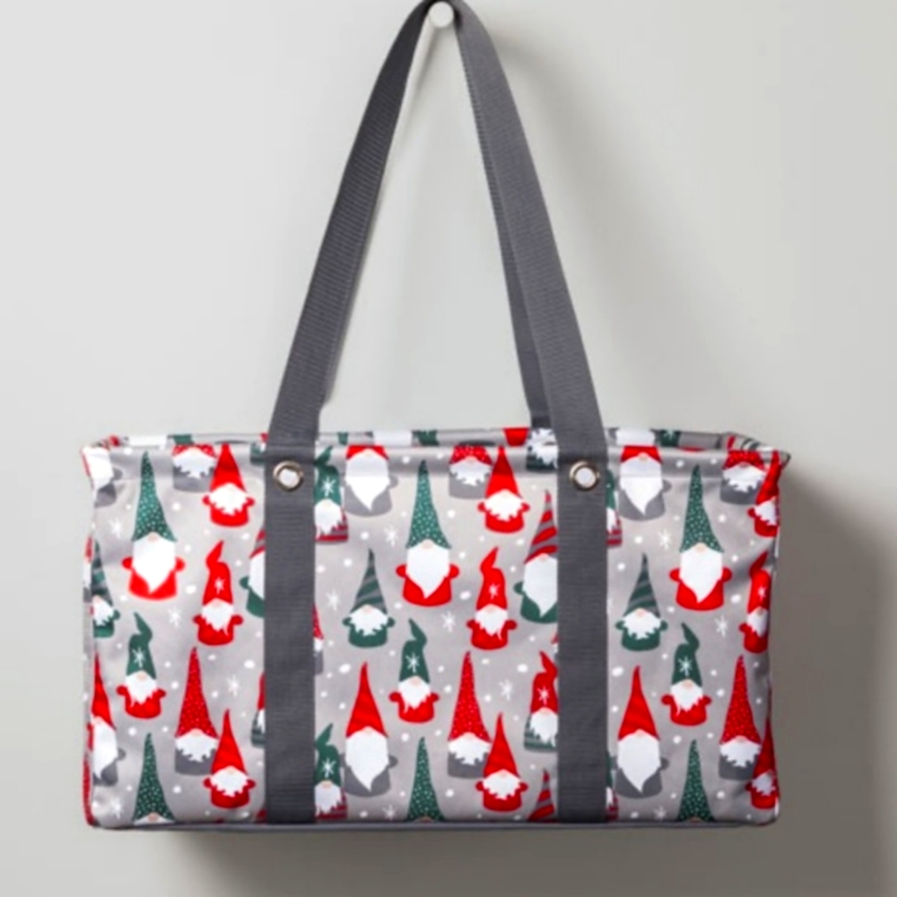 Thirty-one Large Utility Tote - Gnome for the Holidays
